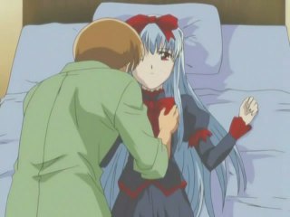 kissing fanart anime