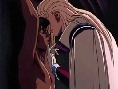 Blondie roughly fucks the brunet